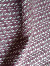 Fern Rose Soft Pink & White Cushion Cover Made In Europe - Front View