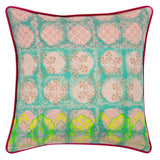 Pack of 4 Avia Fuchsia Cushion Covers Multicoloured Coloured - Side View
