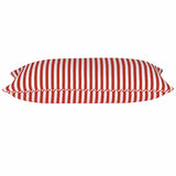 Pack of 4 Dandi Red & White Rectangle Cushion Covers - Front View