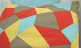 Geo Beige 40x60cm Cushion Cover - Front View
