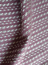 Pack of 4 Fern Rose Soft Pink & White 50x50cm Cushion Covers. Made In Europe. - Side View