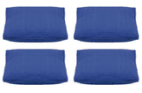 Pack of 4 Classic Sky Blue Large 56x56cm Box Sided Cushion Cover Chair pad covers