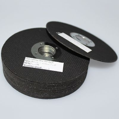 10x  5 125mm CUTTING INOX WHEEL DISC GRINDER CUT 80M/S METAL STEEL 94008003
