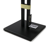 Lirash Touch Free Hand Sanitiser Dispenser Station Floor Stand Foot Operated - Gold Black - Close-Up Angle