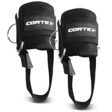 CORTEX Premium Ankle Strap Cuff Cable Pulley Attachment Pair - Front View