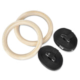 CORTEX Gym Ring Pair FIG Spec with Markings 28mm - Front View