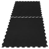 CORTEX 10mm Commercial Interlocking Rubber Gym Tile Mat (1m x 1m) - Set of 36 - Top-Down View