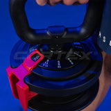 CORTEX Revolock V2 48kg Pair Set Adjustable Steel Dumbbell Barbell Kettlebell All-in-One - Close-Up Angle