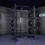 CORTEX PR-4 Space Saver Folding Squat Power Rack - Front View