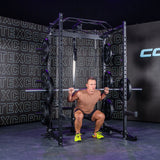 CORTEX PR-4 Space Saver Folding Squat Power Rack - Top-Down View