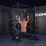 CORTEX PR-4 Space Saver Folding Squat Power Rack - Close-Up Angle