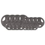 CORTEX PR4 Folding Power Rack with 90kg Standard Tri-Grip Weight and Bar Set - Side View