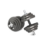 CORTEX PR4 Folding Power Rack with 90kg Standard Tri-Grip Weight and Bar Set - Rear View