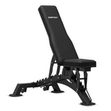CORTEX PR4 Folding Power Rack with 100kg Olympic Tri-Grip Weight, Bar and Bench Set - Front View