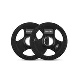 CORTEX PR4 Folding Power Rack with 100kg Olympic Tri-Grip Weight, Bar and Bench Set - 45-Degree Angle