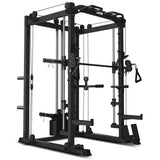CORTEX SM-20 6-in-1 Power Rack with Smith & Cable Machine - Side View