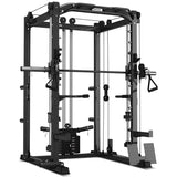 CORTEX SM-20 6-in-1 Power Rack with Smith & Cable Machine - 45-Degree Angle
