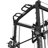CORTEX SM-20 6-in-1 Power Rack with Smith & Cable Machine - Low Angle
