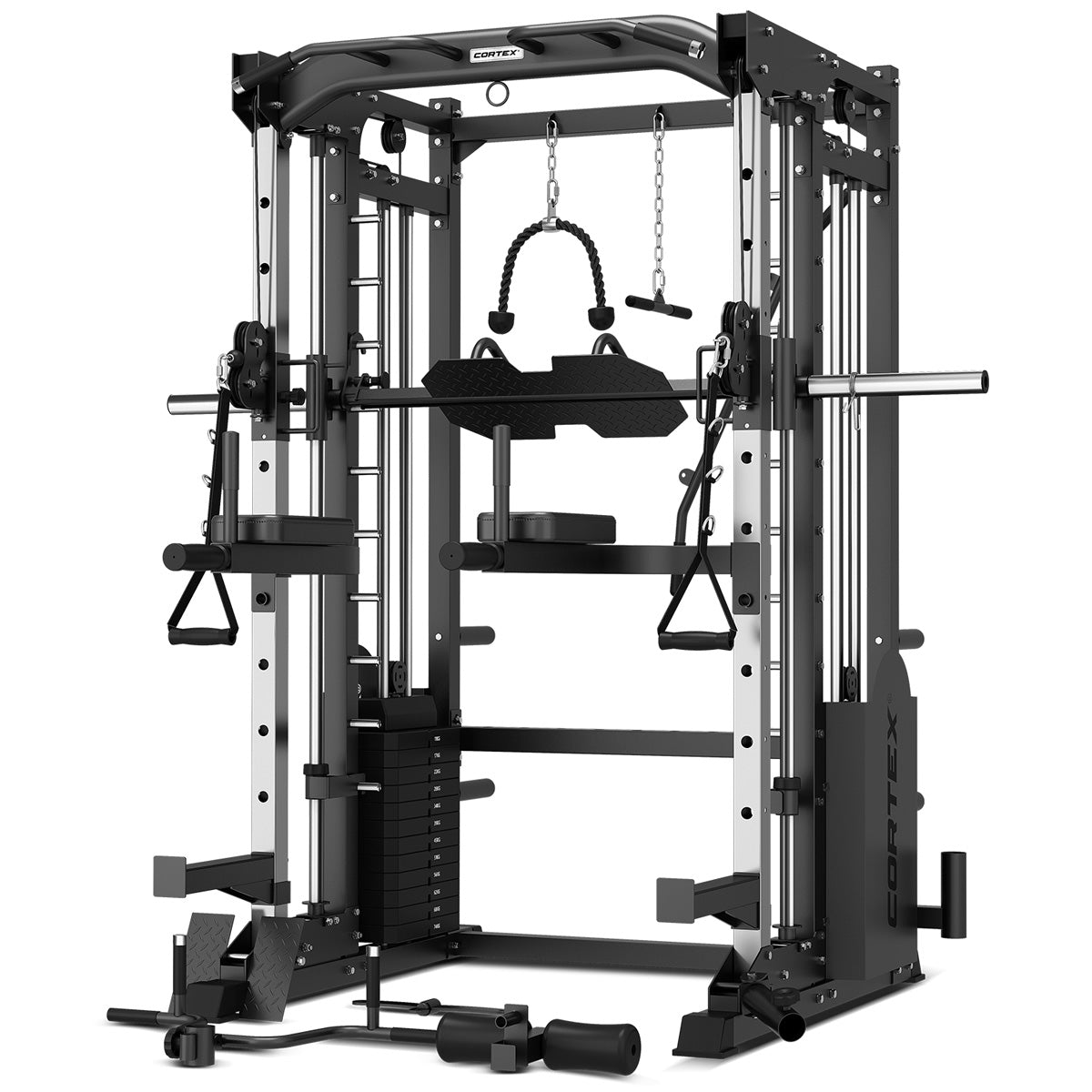 CORTEX SM25 Multi Gym (Dual Stack Functional Trainer, Smith Machine, Half Rack)