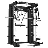 CORTEX SM26 Multi Gym with 100kg Olympic Tri-Grip Weight, Bar and Bench Set - Front View