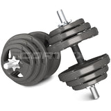 Cortex SR10 Squat Rack with 90kg Standard Tri-Grip Weight and Bar Set - Top-Down View