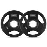 CORTEX SR-10 Squat Rack Package + 100kg Olympic Tri-Grip Weight Plates Package - Side View