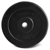 CORTEX 10kg EnduraShell Standard Weight Plates 25mm (2 Pack) - Front View