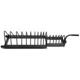 CORTEX 150kg Black Series V2 Rubber Olympic Bumper Plate Set 50mm with 16 Plate Toaster Rack - Close-Up Angle