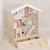 Classic World Happy Villa Dollhouse - Top-Down View
