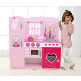 Classic World Pink Kitchen - Top-Down View