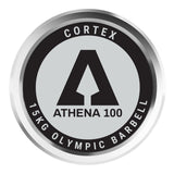 CORTEX ATHENA100 200cm 15kg Womens' Olympic Barbell With Lockjaw Collars - Front View