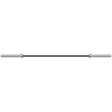 CORTEX SPARTAN100 7ft 20kg Olympic Barbell (Black Oxide) with Lockjaw Collars - Rear View