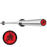 CORTEX SPARTAN100 7ft 20kg Olympic Barbell with Lockjaw Collars - Front View