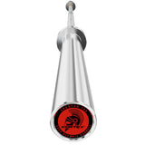 CORTEX SPARTAN100 7ft 20kg Olympic Barbell with Lockjaw Collars - Top-Down View