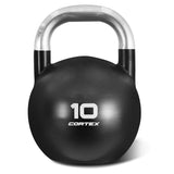 CORTEX 8kg to 32kg Commercial Steel Kettlebell V2 Package - Side View