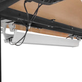 WalkingPad C2 Treadmill + ErgoDesk Automatic Standing Desk 1500mm in Oak/Black + Cable Management Tray - 45-Degree Angle