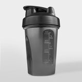 Lifespan Fitness Shaker Bottle 500ml in Black - 45-Degree Angle