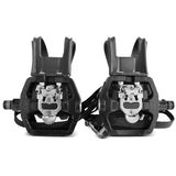 Lifespan Fitness 2-in-1 Spin Bike Pedals (SPD Compatible) - Top-Down View