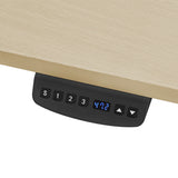Lifespan Fitness ErgoDesk AUTO Series Automatic Standing Desk 1500mm in Oak - Low Angle