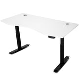 Lifespan Fitness ErgoDesk AUTO Series Automatic Standing Desk 150cm in White & Black - Front View