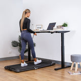 Lifespan Fitness ErgoDesk AUTO Series Automatic Standing Desk 180cm in White & Black - 45-Degree Angle