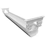 Lifespan Fitness ErgoDesk Automatic Standing Desk 1800mm (White) + Cable Management Tray - Front View