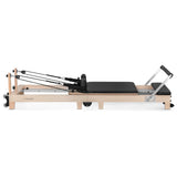 Lifespan Fitness Contour 2 Folding Wood Pilates Reformer Set - Low Angle
