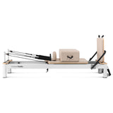 Lifespan Fitness Contour Studio Commercial Pilates Reformer Bed Set (Beige) - Side View