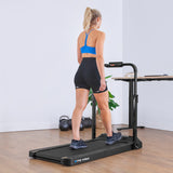Lifespan Fitness V-FOLD Treadmill with SmartStride - Low Angle