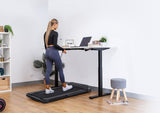 Lifespan Fitness V-FOLD Treadmill with ErgoDesk Automatic Standing Desk 1800mm in White/Black - Extra Image