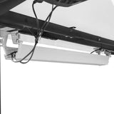 Lifespan Fitness WalkingPad M2 + ErgoDesk 1500mm White + Cable Management + DM9 Chair - Close-Up Angle