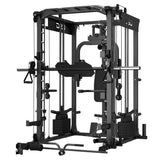 LSG GRK200 10-in-1 Home Gym Station, Power Rack, Smith Machine and Cable Crossover - Side View