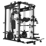 LSG GRK200 10-in-1 Home Gym Station, Power Rack, Smith Machine and Cable Crossover - 45-Degree Angle