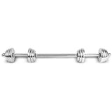 LSG 2-in-1 Dumbbell Barbell Set with Case 30kg - Close-Up Angle